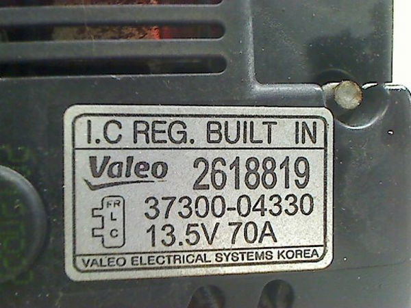 Alternateur Kia PICANTO II (TA) 1.0 (2011-2017)