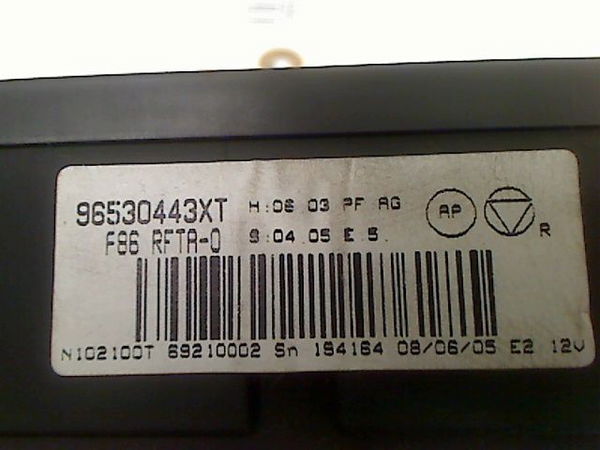 Commande de chauffage Citroën C3 Pluriel (HB_) 1.4 hdi (2004) 2 portes
