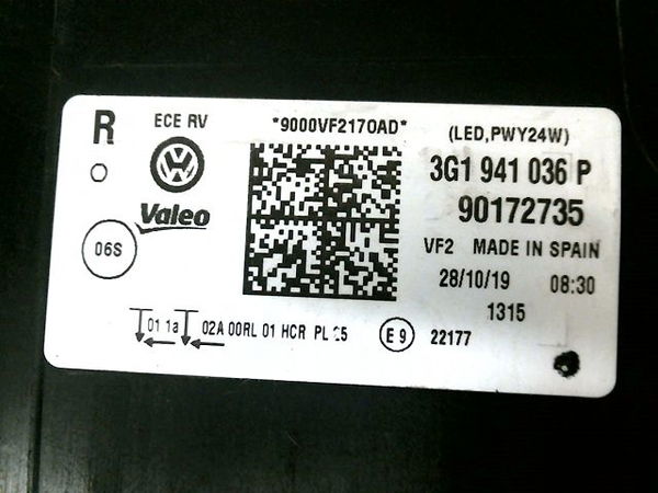 Phare droit VOLKSWAGEN PASSAT