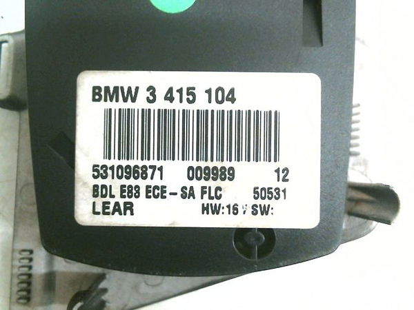 Commande eclairage BMW X3