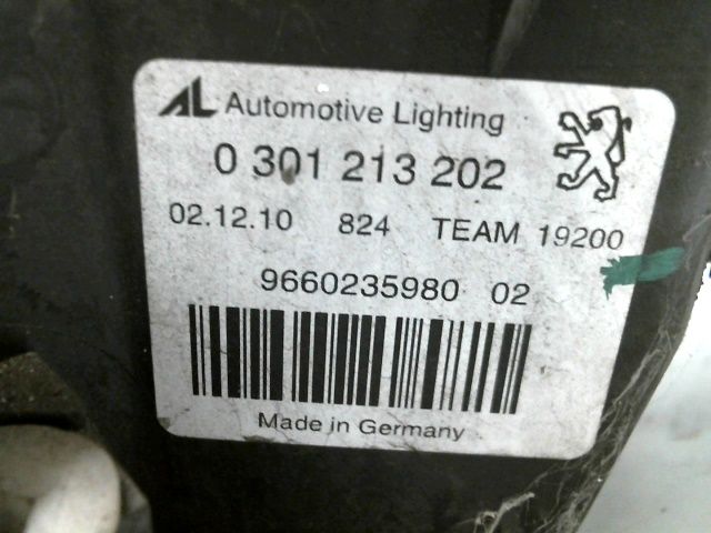 Phare droit PEUGEOT 407