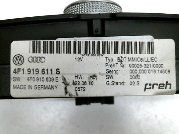 Commande autoradio AUDI A6 ALLROAD QUATTRO 2.7 V AVUS