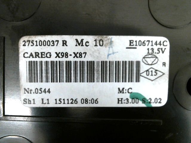 Commande de chauffage RENAULT CAPTUR