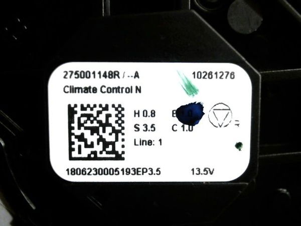Commande de chauffage DACIA DUSTER