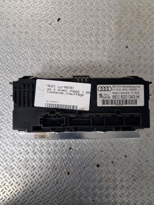 Commande de chauffage Audi A4 B6 Avant (8E5) 1.9 tdi (2001-2004)
