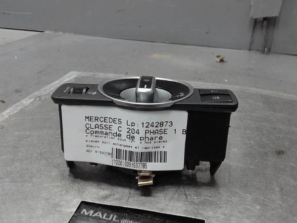 Interrupteur commande de phares Mercedes-benz CLASSE C T-Model (S204) C 200 cdi (204.201) (2010-2014)