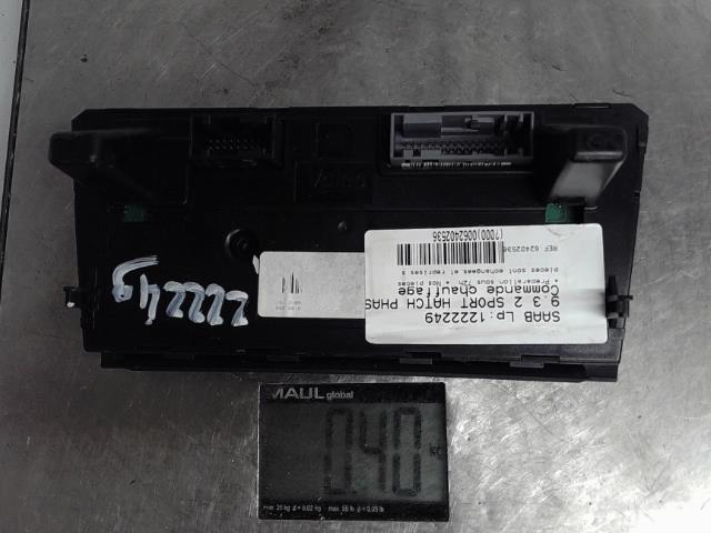 Commande de chauffage Saab 9-3 Break (E50) 1.9 tid (2005-2015)
