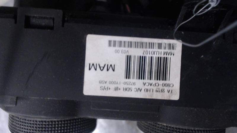 Commande de chauffage Kia PICANTO II (TA) 1.0 (2011-2017)
