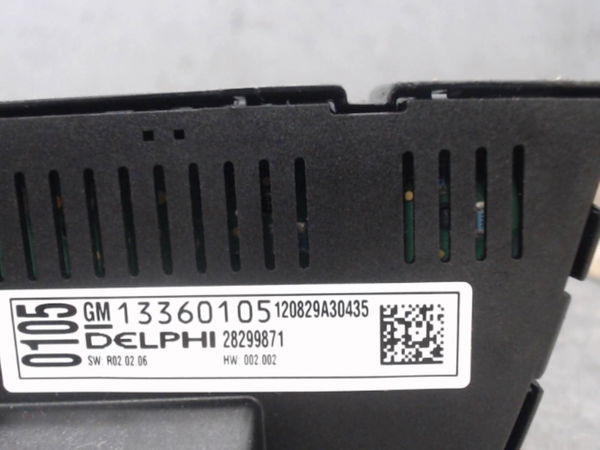 Commande de chauffage Opel MERIVA B Monospace (S10) 1.4 (75) (2010-2017)