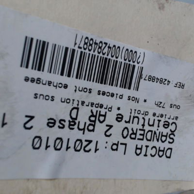 Ceinture arrière droite Dacia SANDERO II 1.0 sce 75 (b8jc, b8jd) (2016)