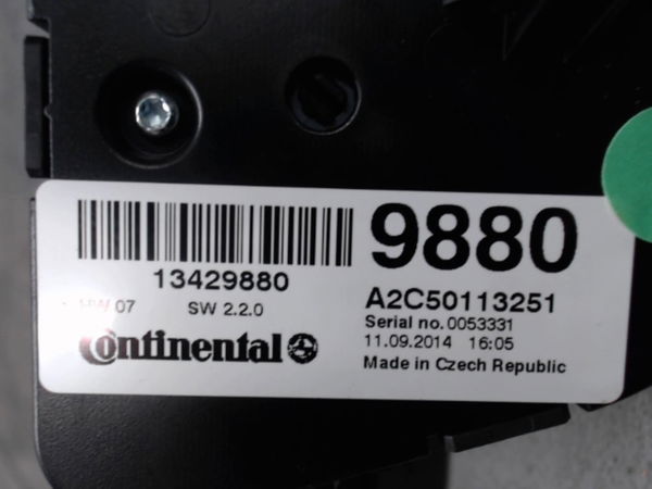 Commande de chauffage Opel MOKKA - MOKKA X (J13) 1.4 (_76) (2013)
