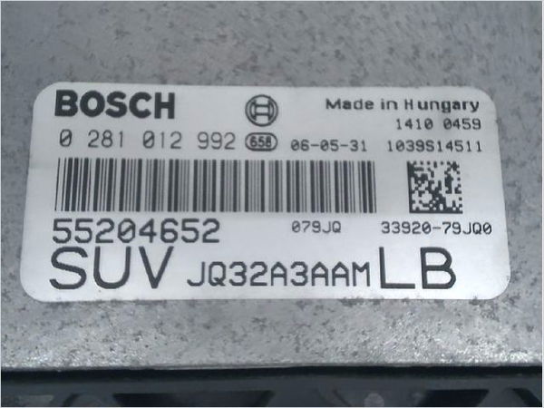 Calculateur moteur Fiat SEDICI (189_) 1.9 d multijet 4x4 (2006-2011)