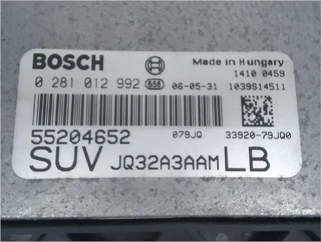 Calculateur moteur Fiat SEDICI (189_) 1.9 d multijet 4x4 (2006-2011)