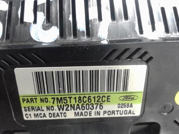Commande de chauffage Ford FOCUS II (DA_, HCP, DP) 1.6 ti (2004-2012)