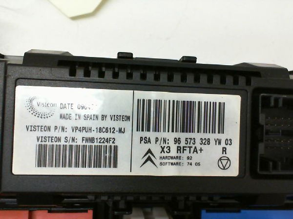 Commande de chauffage CITROEN C5 I Phase 2 09-2004--06-2008 1.6 HDi 110ch