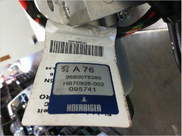 Mecanismemoteur deverrouillage capote PEUGEOT 207 CC Phase 1 03-2007 1.6 HDI 112ch