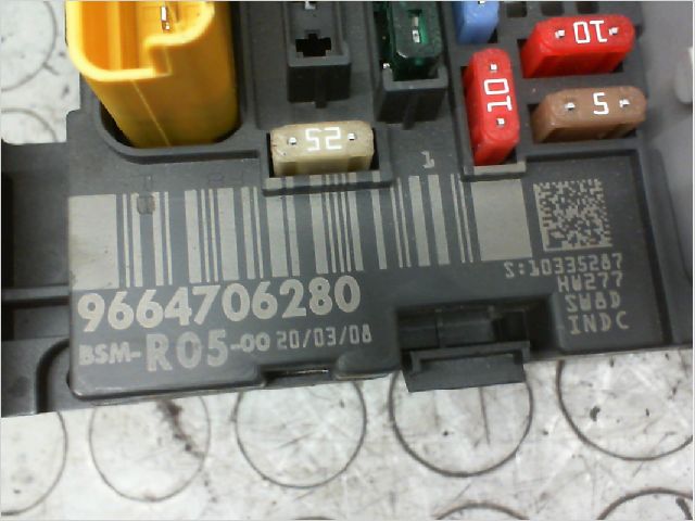 Bsm (boitier servitude moteur) Peugeot 308 I (4A_, 4C_) 1.6 16v (2007-2014) 5 portes