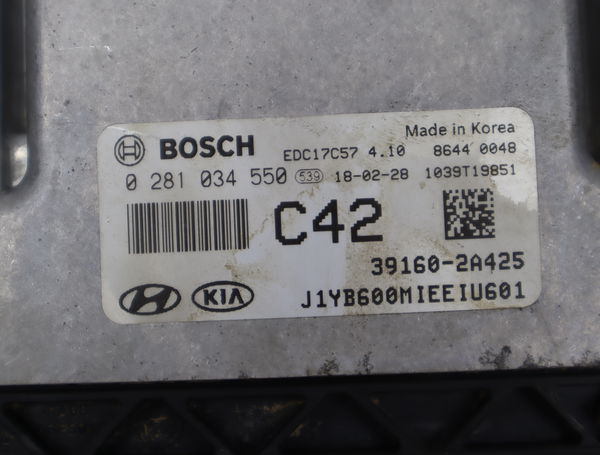 Calculateur moteur Kia STONIC (YB) 1.6 crdi (2017)