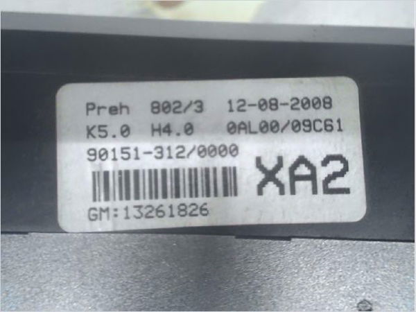 Commande de chauffage Opel ASTRA H GTC (A04) 1.7 cdti (l08) (2005-2010)
