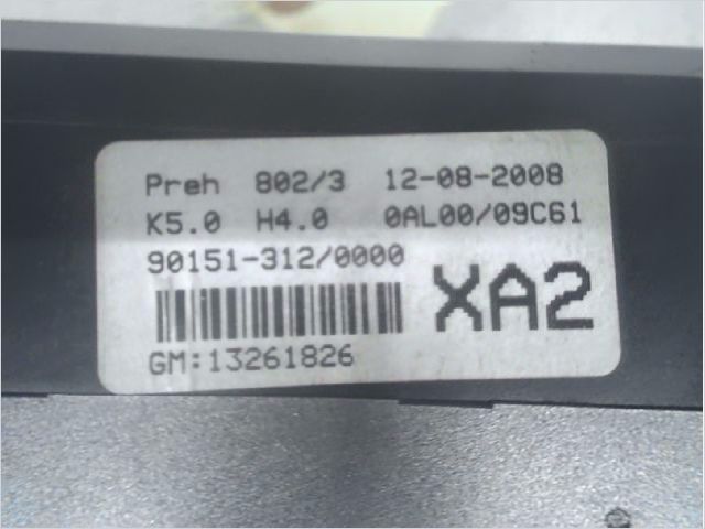 Commande de chauffage Opel ASTRA H GTC (A04) 1.7 cdti (l08) (2005-2010)
