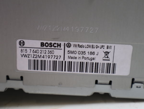Autoradio Volkswagen GOLF PLUS V (5M1, 521) 1.6 tdi (2009-2013) 5 portes