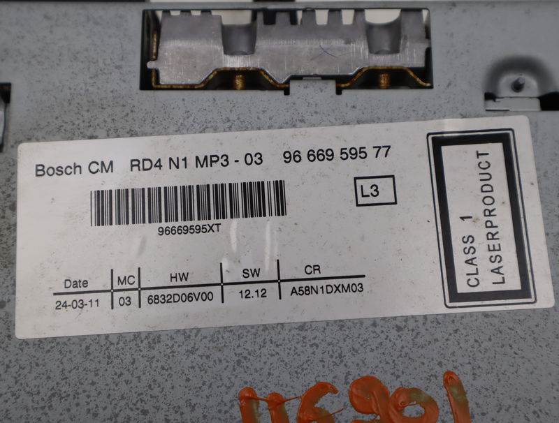 Autoradio Peugeot 3008 Monospace (0U_) 1.6 hdi (2009-2016) 5 portes