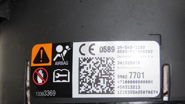 Airbag volant Opel CORSA E (X15) 1.4 (08, 68) (2014)