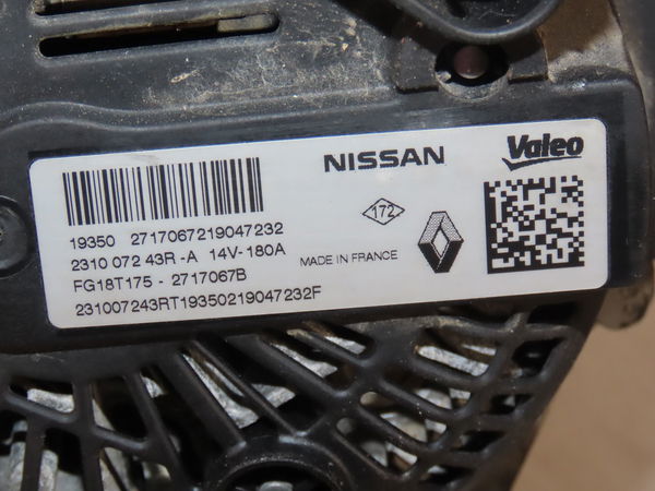 Alternateur Renault KANGOO Express (FW0-1_) 1.5 dci 80 (fw15) (2019)