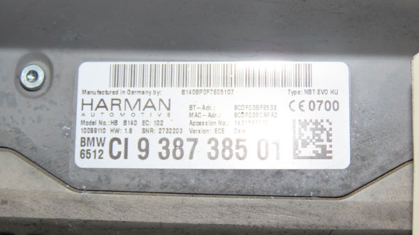 Autoradio Bmw 1 (F21) 118 d (2011)