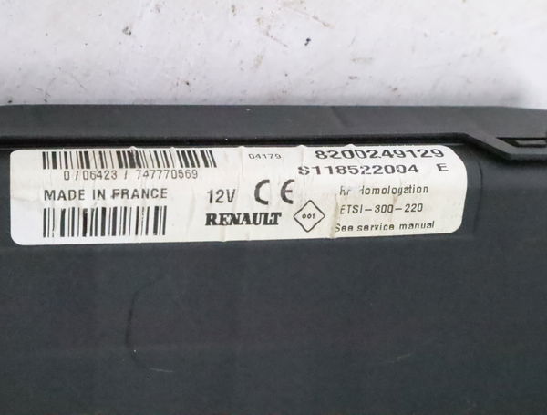 Platine fusible habitacle Renault TWINGO I (C06_) 1.2 16v (c06c, c06d, c06k) (2001-2007) 3 portes