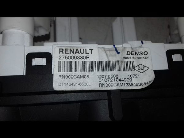 Commande de chauffage Renault CLIO V (B7_) Tce 90 (b7mt) (2020)