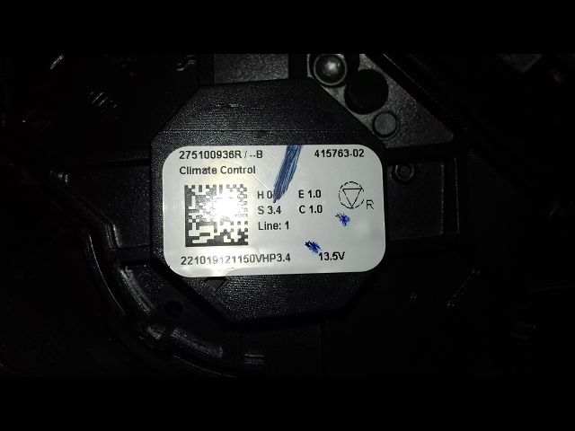 Commande de chauffage Renault CLIO V (B7_) 1.5 blue dci 85 (b7ag) (2019) 5 portes