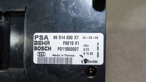 Commande de chauffage Citroën XSARA PICASSO (N68) 2.0 hdi (1999-2011) 5 portes