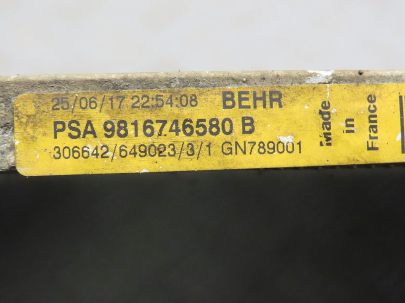 Condenseur clim PEUGEOT 308
