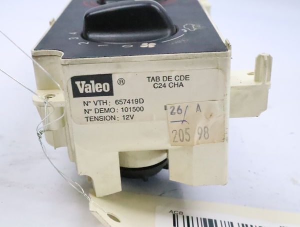 Commande de chauffage Peugeot 306 (7B, N3, N5) 1.9 sld (1994-2001)