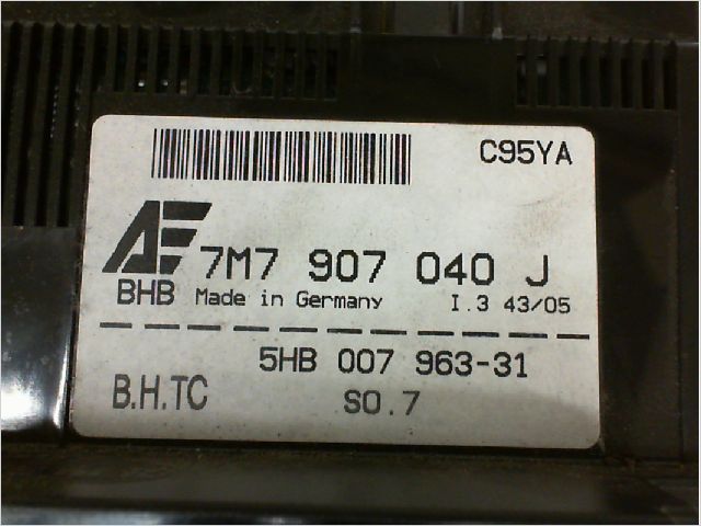 Commande de chauffage Seat ALHAMBRA (7V8, 7V9) 2.0 tdi (2005-2010)