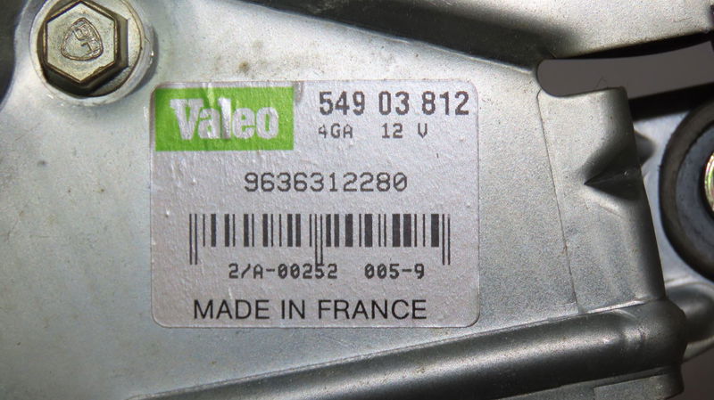 Moteur essuie-glace arrière Peugeot 306 3-5 portes (7A, 7C, N3, N5) 1.4 (1993-2001) 5 portes