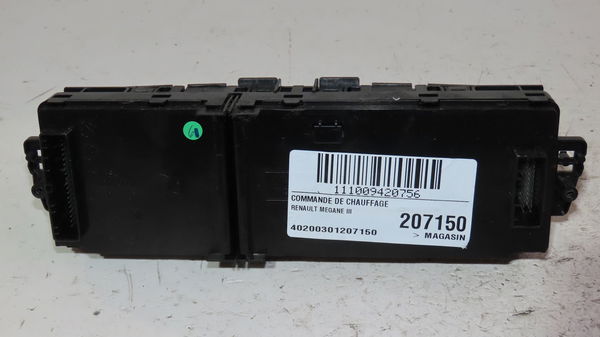Commande de chauffage Renault MEGANE III Coupé (DZ0-1_) 1.9 dci (dz0n, dz0j, dz1j, dz1k) (2008-2015)