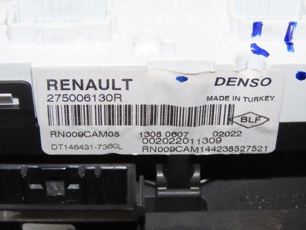 Commande de chauffage RENAULT CLIO V