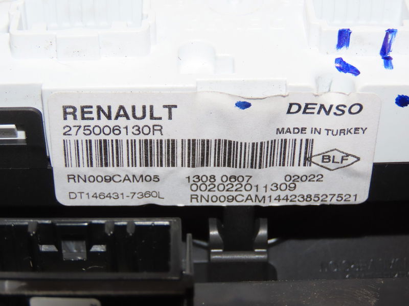 Commande de chauffage RENAULT CLIO V