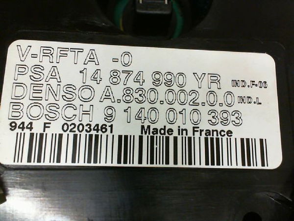 Commande de chauffage CITROEN C8 Phase 1 06-2002 2.2 HDi 16v 130ch