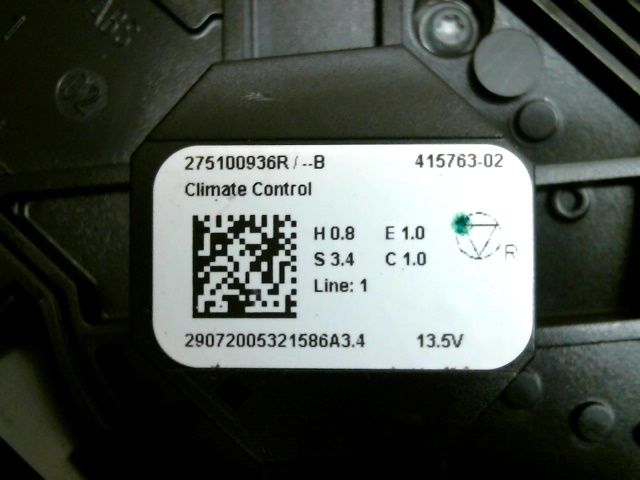 Commande de chauffage Renault CAPTUR II (HF_) Tce 130 (hfmf) (2020)