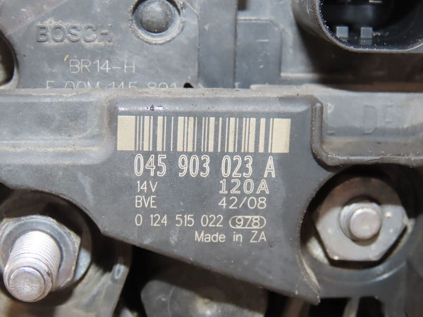 Alternateur Volkswagen POLO (9N_, 9A_) 1.4 tdi (2001-2005) 5 portes
