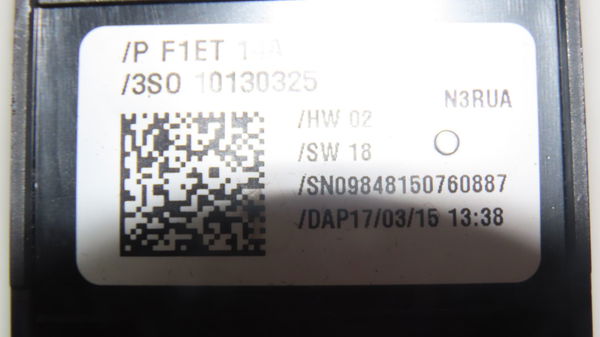 Commande lève-glace porte avant gauche Ford B-MAX (JK) 1.6 ti (2012)
