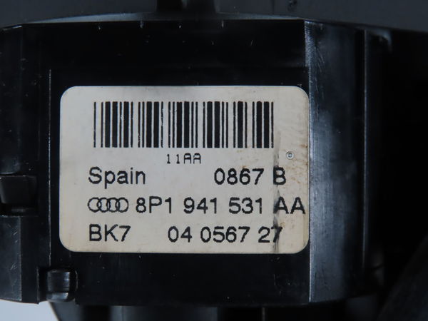 Interrupteur commande de phares Audi A3 (8P1) 2.0 tdi 16v (2003-2012) 3 portes