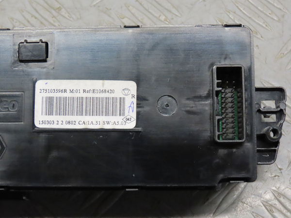 Commande de chauffage Renault MEGANE III 3-5 portes (BZ0-1_, B3_) 1.2 tce (bz16, bz28) (2013)