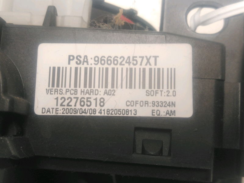 Bloc commodos Peugeot PARTNER TEPEE 1.6 hdi 16v (2008) 5 portes