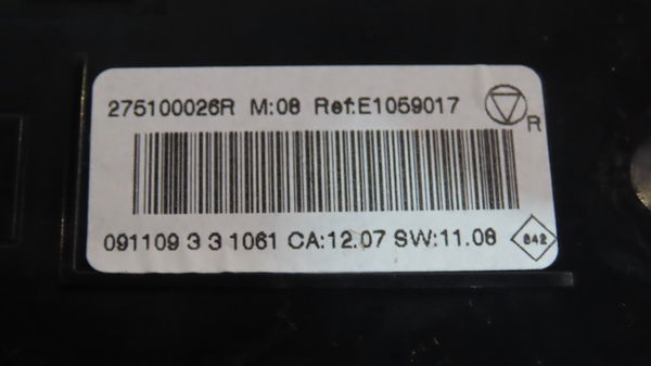 Commande de chauffage Renault SCÉNIC III (JZ0-1_) 1.5 dci (2009) 5 portes