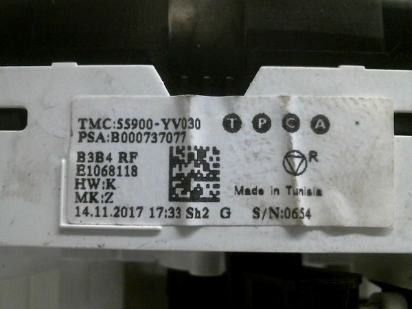 Commande de chauffage Toyota AYGO (_B4_) 1.0 (kgb40) (2014)