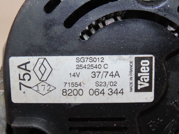 Alternateur Renault TWINGO I (C06_) 1.2 (c066, c068) (1996-2007) 3 portes